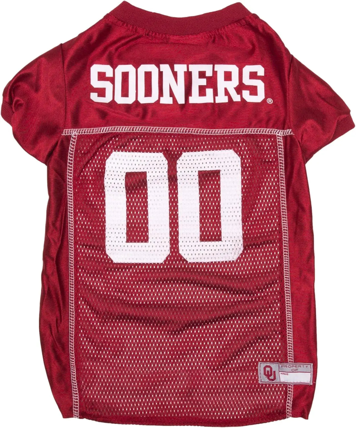 Licensed Official NCAA Mesh Jersey for Dogs & Cats Oklahoma Sooners X-Large