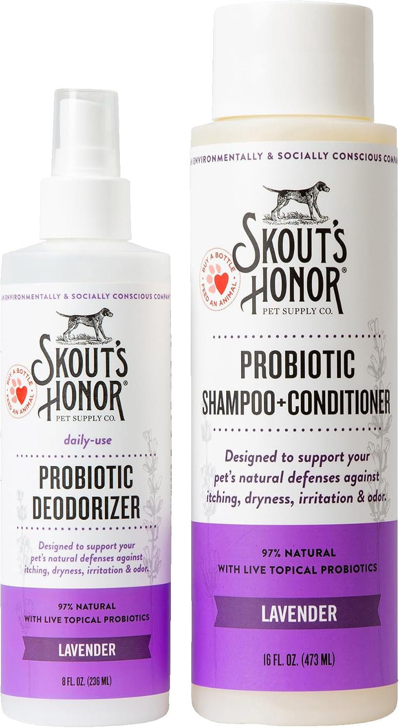  Happy Puppy Probiotic Grooming Bundle – Shampoo, Conditioner & Deodorizer