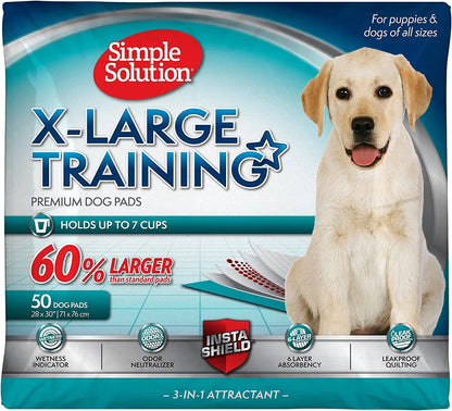 Extra Large Dog Pee Pads 28"x30" – Super Absorbent Leak Proof Puppy Training Pads Extra Large 50 Ct