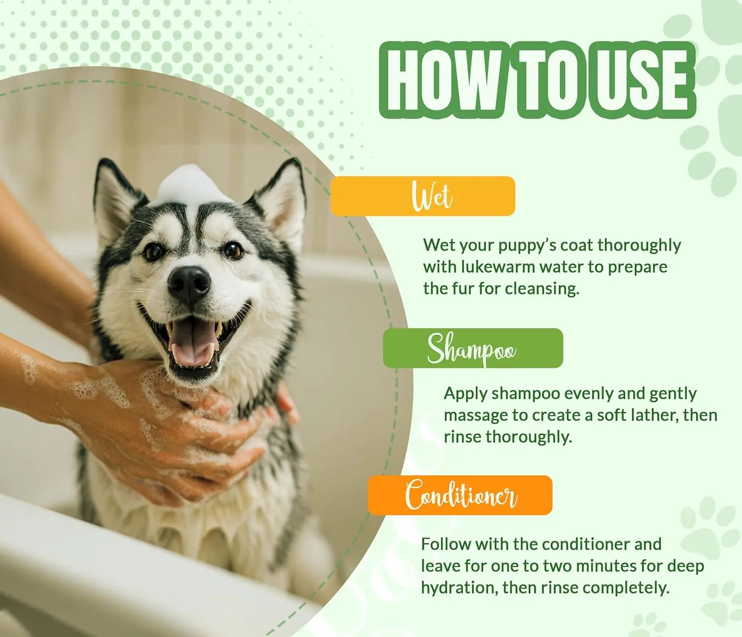 ALFIE'S Dog Shampoo and Conditioner Set Deodorizing Odor Control 16oz Each