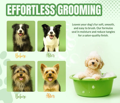 ALFIE'S Dog Shampoo and Conditioner Set Deodorizing Odor Control 16oz Each