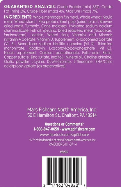 API Tropical Flakes Fish Food 5.7oz High Protein Clean Water Formula