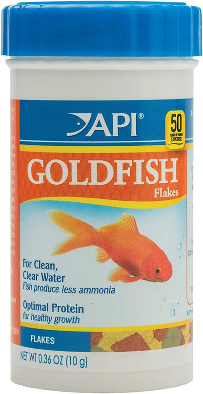 API Tropical Flakes Fish Food 5.7oz High Protein Clean Water Formula Goldfish 0.36 Ounce (Pack Of 1)