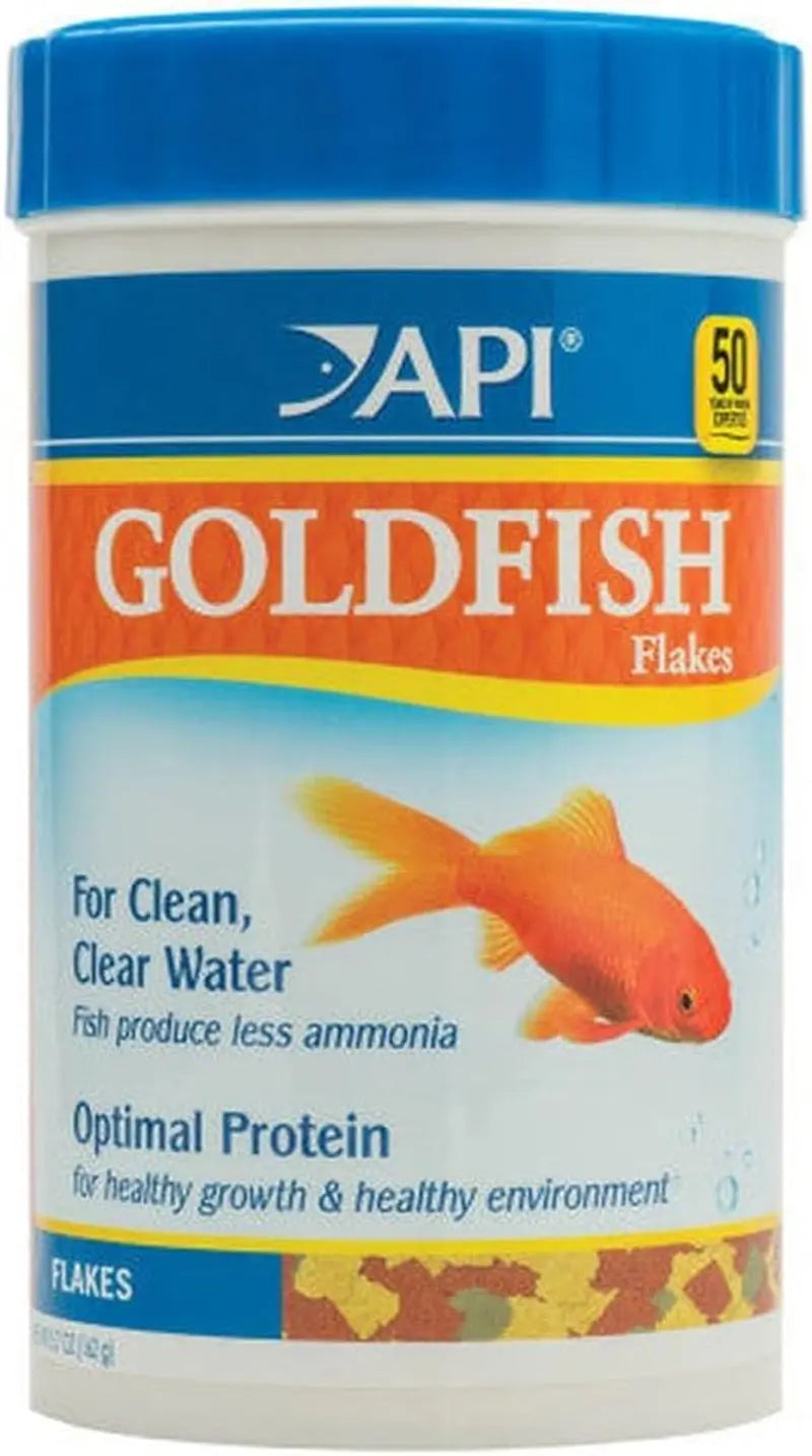 API Tropical Flakes Fish Food 5.7oz High Protein Clean Water Formula Goldfish 5.7 Ounce (Pack Of 1)