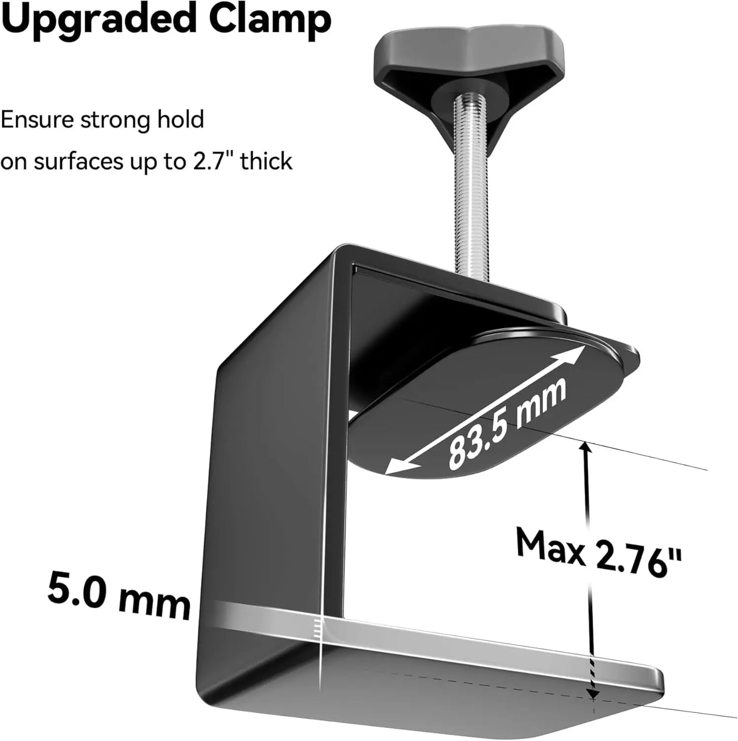 Adjustable Dog Grooming Arm 42" with Clamp, Hammock & Nooses for Tables