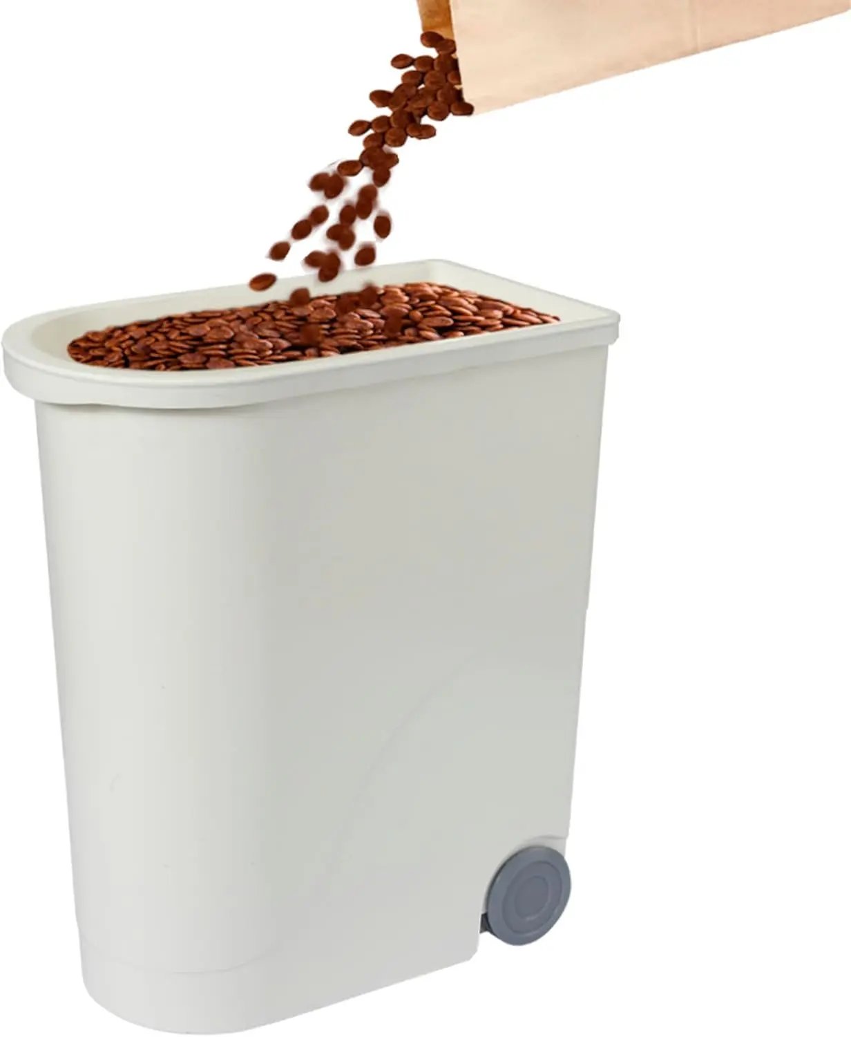 Airtight Pet Food Storage Container 20 Lbs (24 Qt) with Scoop – Dog & Cat