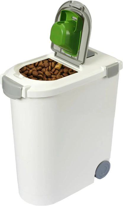 Airtight Pet Food Storage Container 20 Lbs (24 Qt) with Scoop – Dog & Cat
