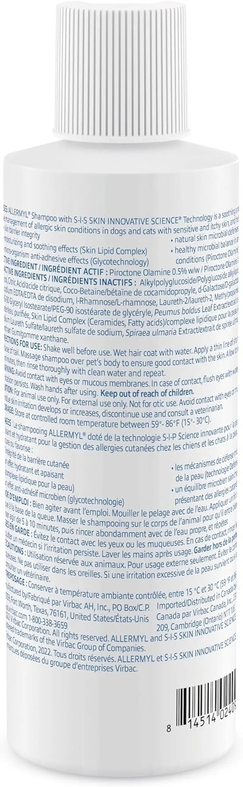 Medicated Pet Shampoo for Dogs & Cats – Hypoallergenic, Soothing, Moisturizing