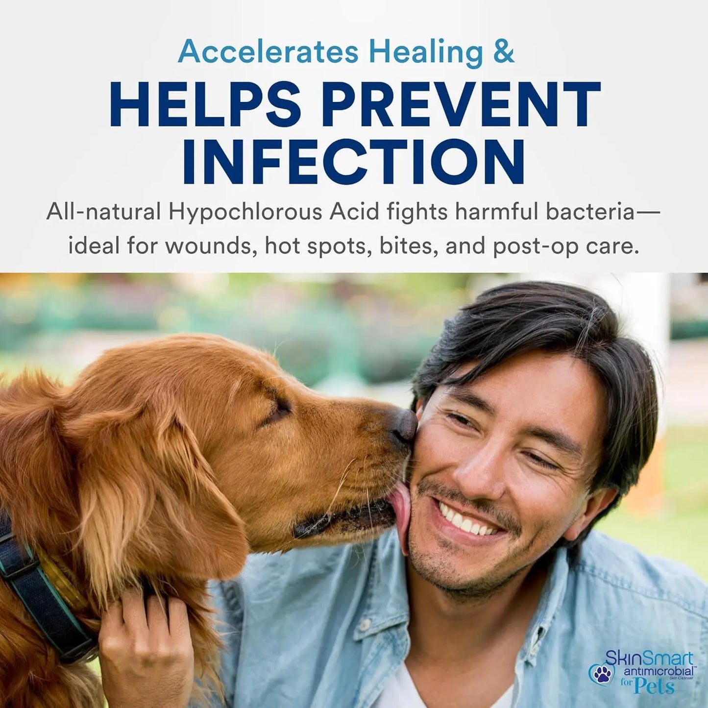 Antimicrobial Wound Spray for Dogs & Cats Hypochlorous Healing 8oz