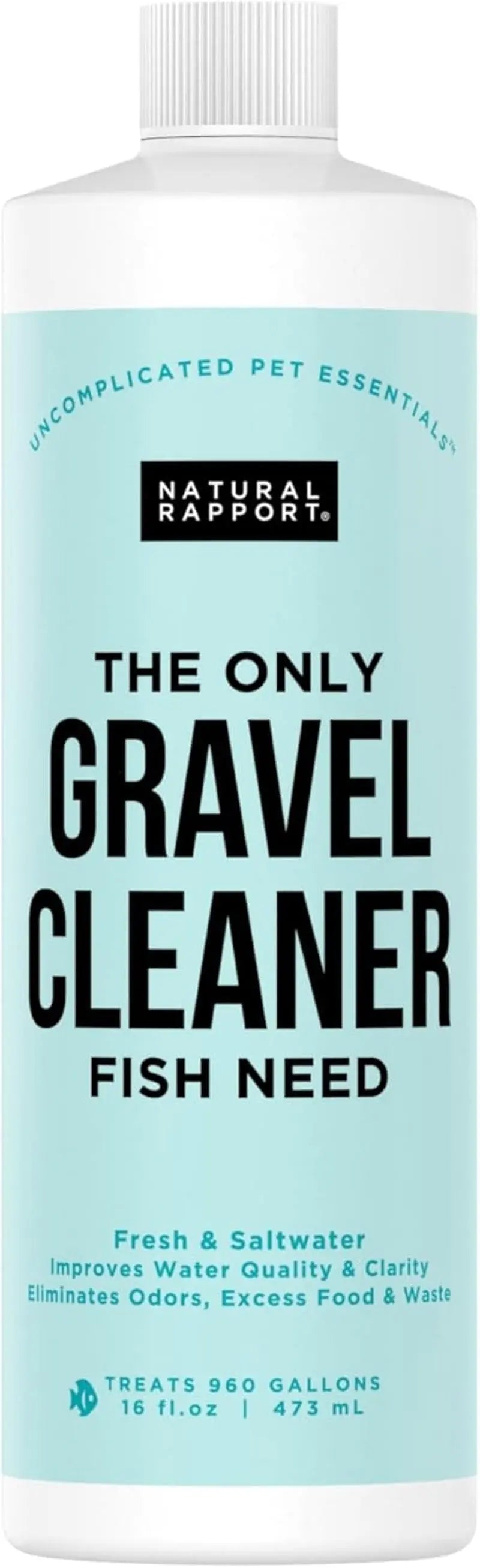 Aquarium Gravel Cleaner 16oz for Fresh & Saltwater – Waste Control 16 Fl Oz (Pack Of 1)