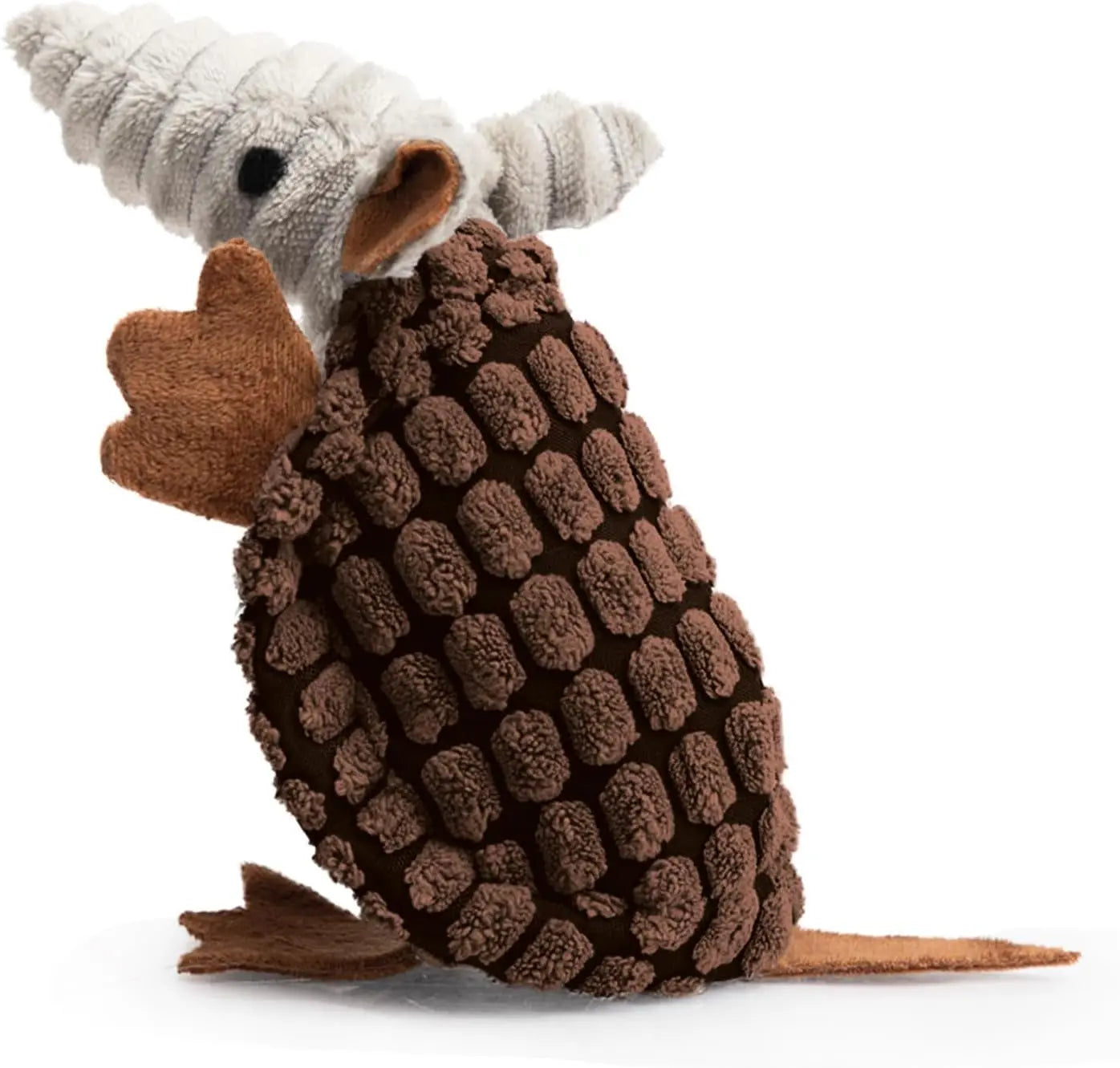 Armadillo Squeaky Plush Dog Toy, Soft Chew Toy for Small & Medium Dogs
