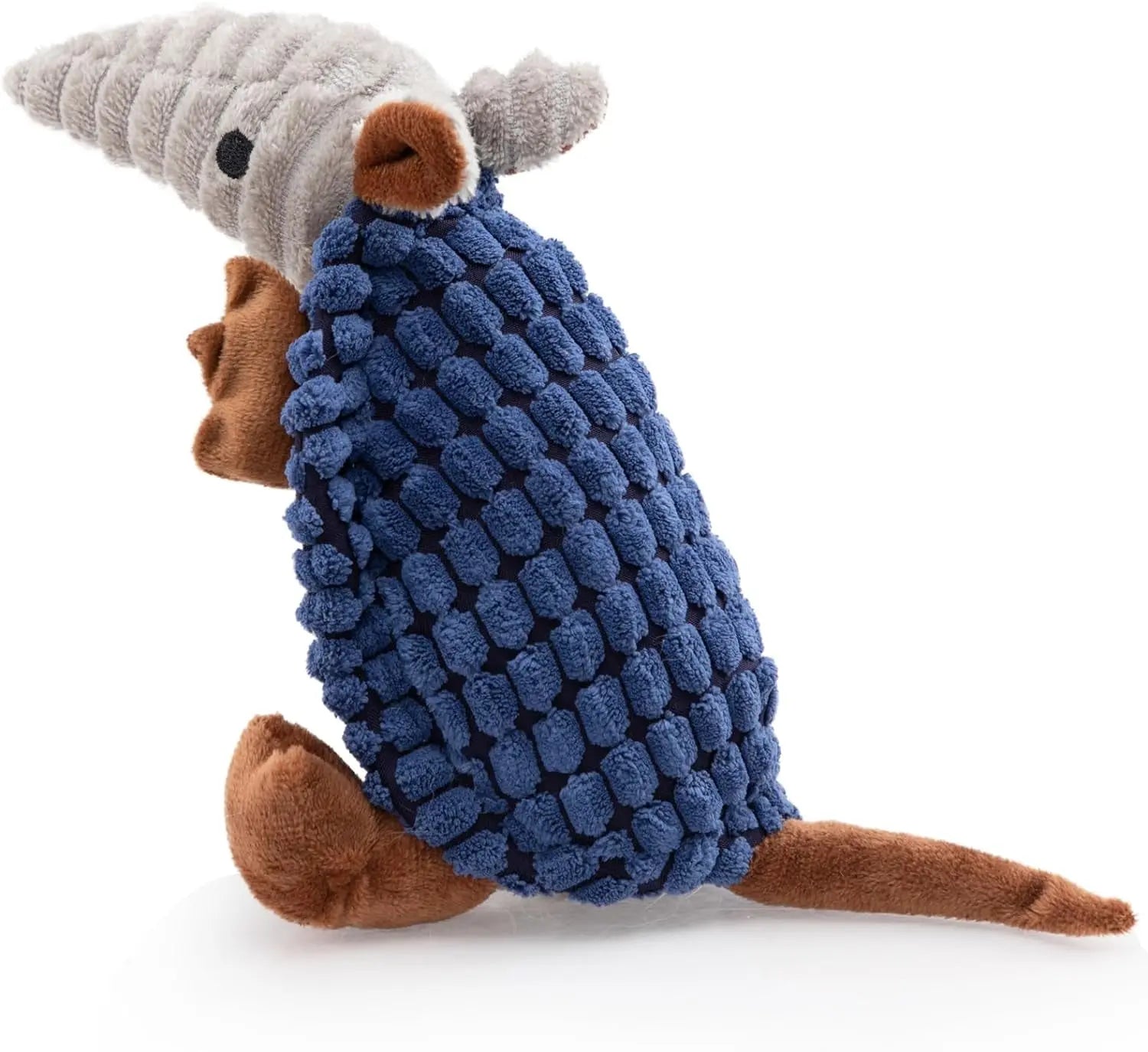 Armadillo Squeaky Plush Dog Toy, Soft Chew Toy for Small & Medium Dogs