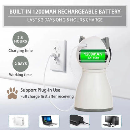 Automatic Cat Laser Toy – Motion-Activated, Rechargeable Interactive Indoor Pet Toy