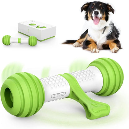 Automatic Dog Bone Toy – Smart Interactive Electronic Pet Toy, Durable & Safe Green