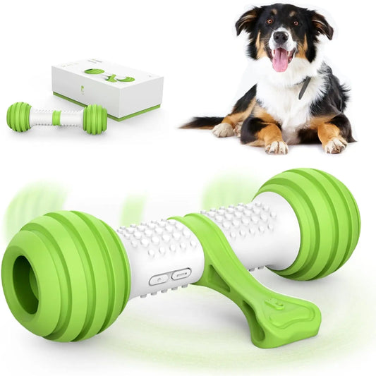 Automatic Dog Bone Toy – Smart Interactive Electronic Pet Toy, Durable & Safe Green