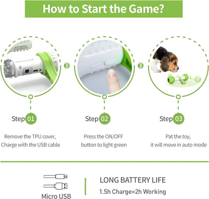 Automatic Dog Bone Toy – Smart Interactive Electronic Pet Toy, Durable & Safe