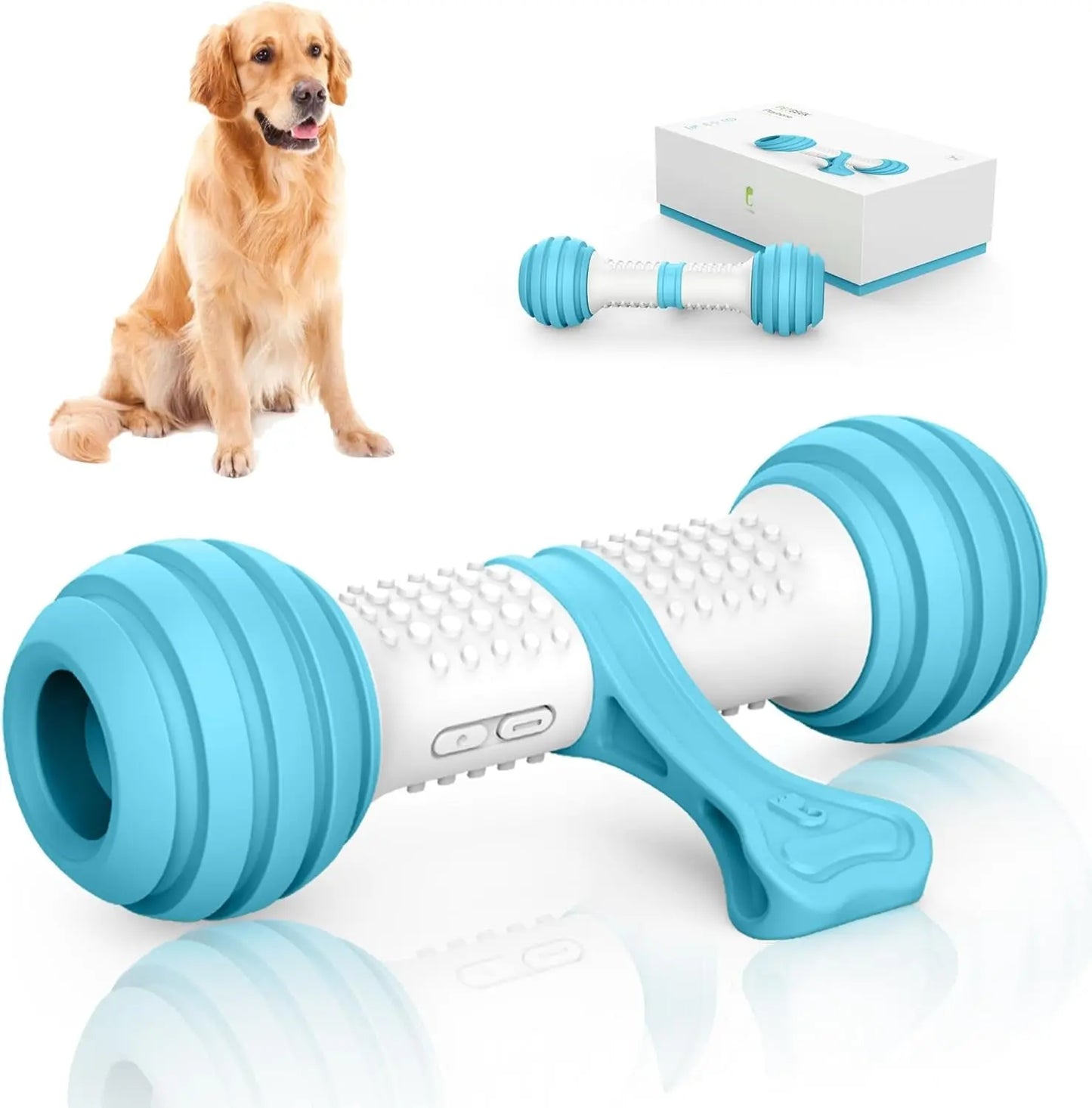 Automatic Dog Bone Toy – Smart Interactive Electronic Pet Toy, Durable & Safe Blue