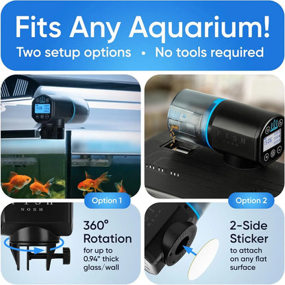 Automatic Fish Feeder with Timer Programmable Aquarium Food Dispenser