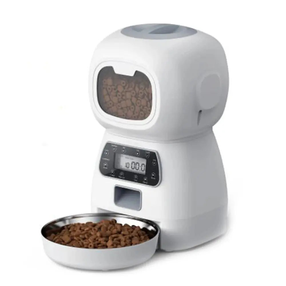 Automatic Pet Feeder 3.5L Smart Food Dispenser for Cats & Dogs, Portion Control, Scheduled Meals, Easy Clean B