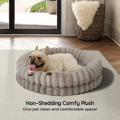 BALANCE Luxury Donut Dog Bed | Orthopedic Calming Round Bed (Washable)