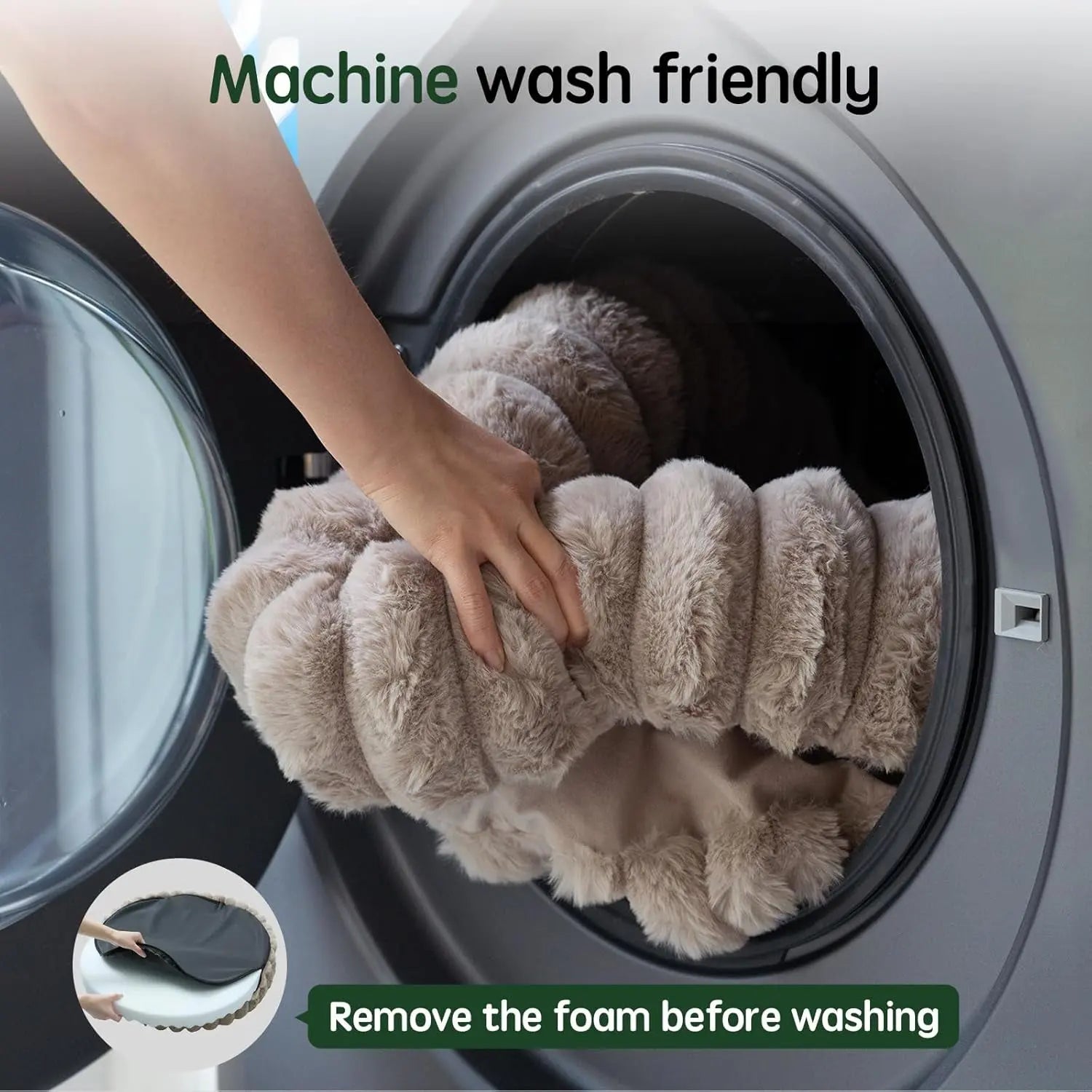 BALANCE Luxury Donut Dog Bed | Orthopedic Calming Round Bed (Washable)