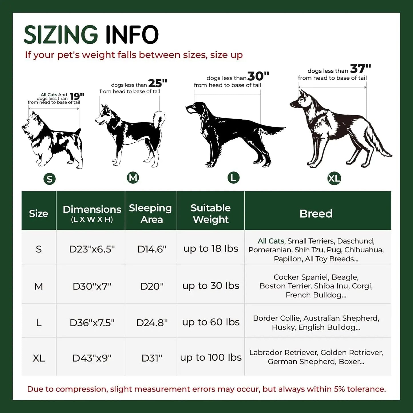 BALANCE Luxury Donut Dog Bed | Orthopedic Calming Round Bed (Washable)