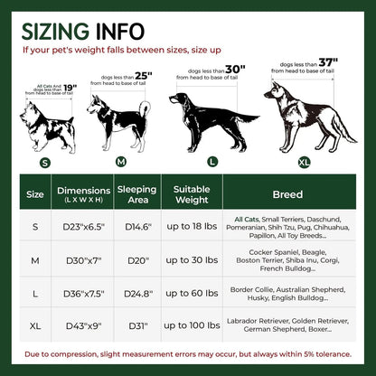 BALANCE Luxury Donut Dog Bed | Orthopedic Calming Round Bed (Washable)