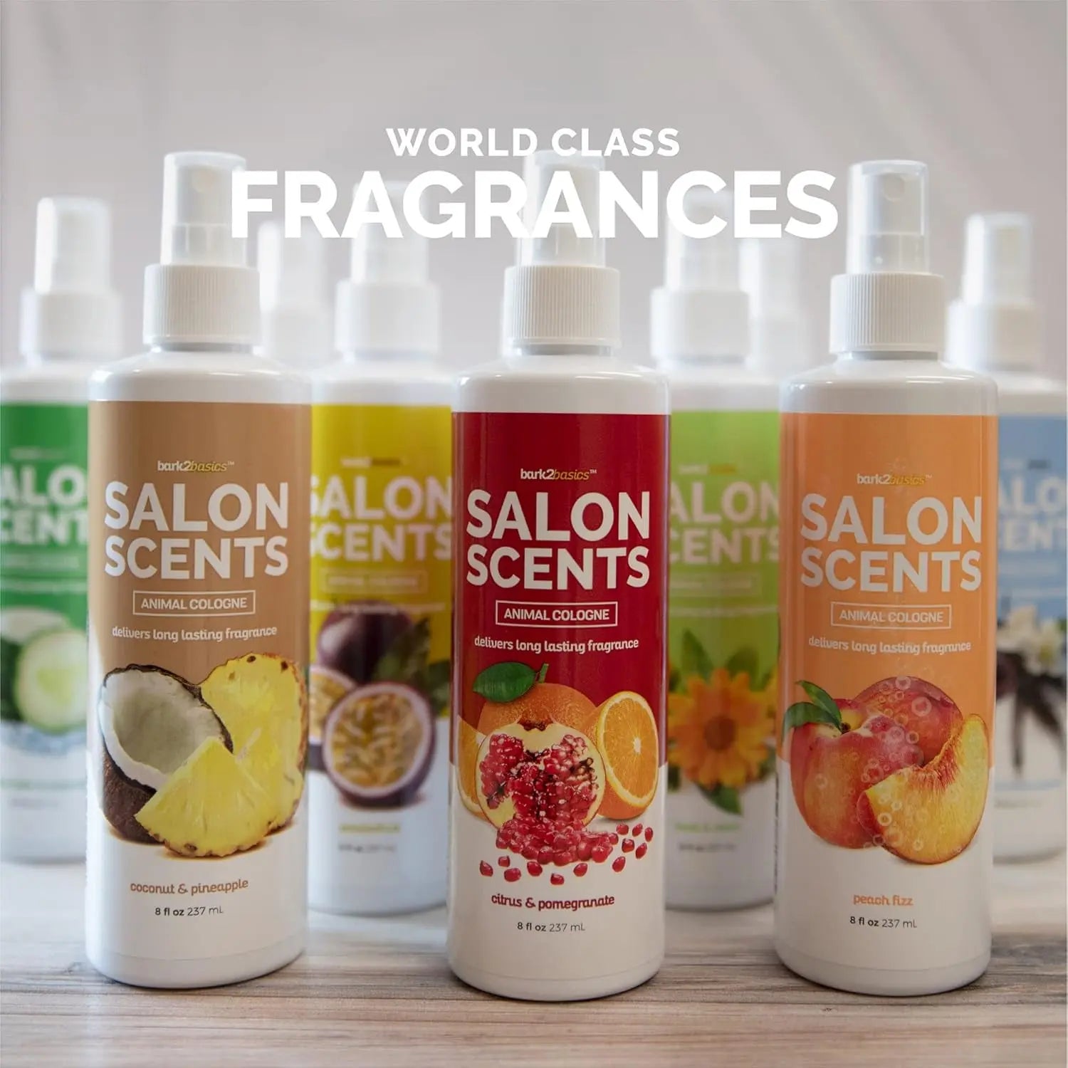 Bark2Basics Long Lasting Scents Professional Pet Cologne for Dogs & Cats, 8oz