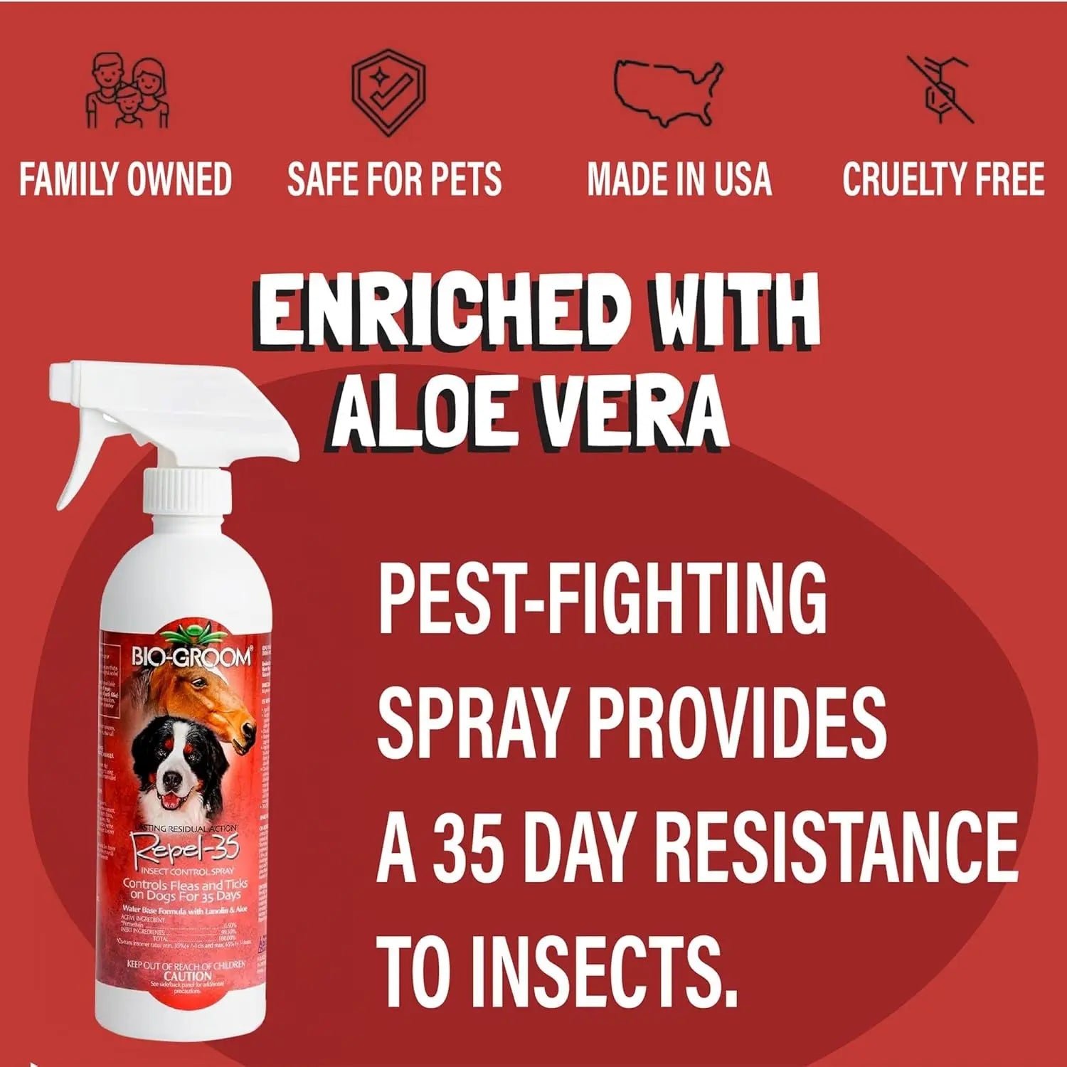 Bio-Groom Shampoo & Repel Combo – Natural 2-Pack