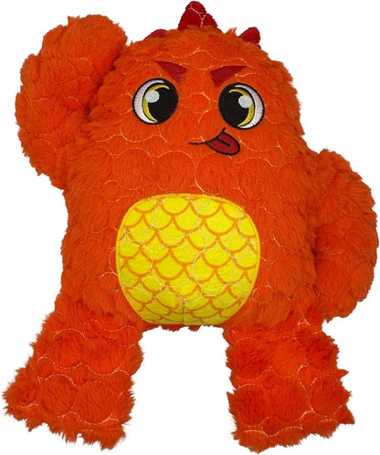 Bite Force Dog Toy with Squeaker for Aggressive Chewers (9 characters) Large - Mr. Mighty Monster