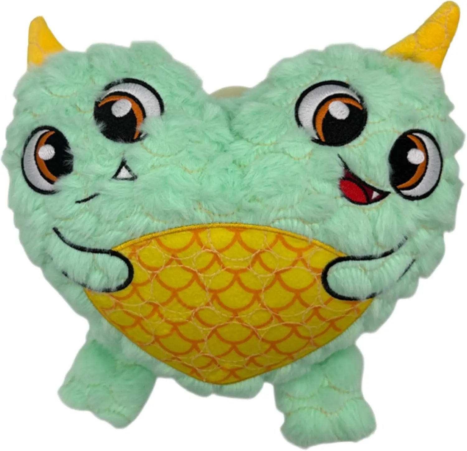 Bite Force Dog Toy with Squeaker for Aggressive Chewers (9 characters) Regular - Double Monster