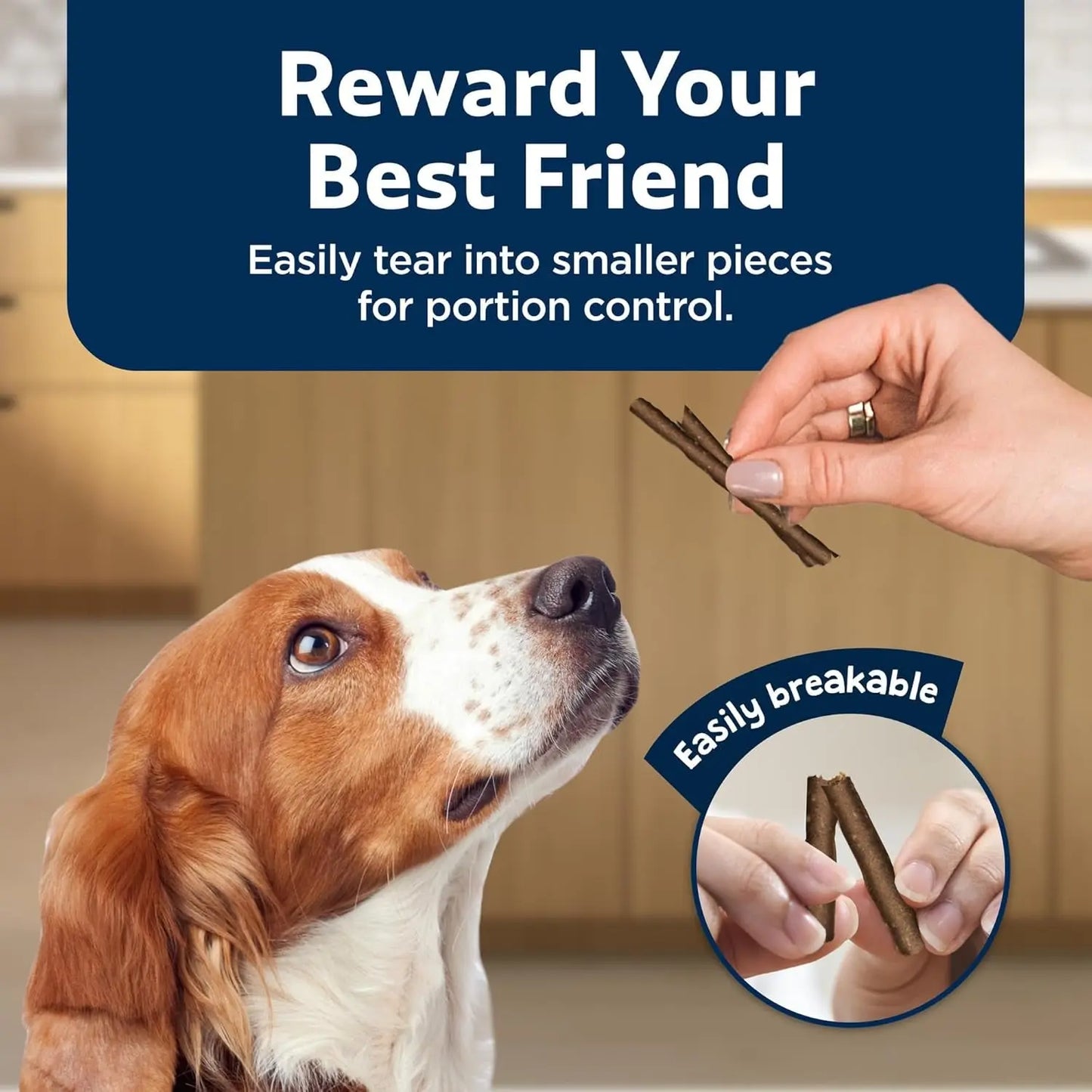 Blue Buffalo Stix Soft Dog Treats Beef 1oz ToGo 12 Pack Natural