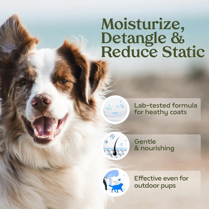 Blue Ribbon Eco Friendly Dog Perfume: Alcohol-Free, Probiotic Deodorizer & Detangler