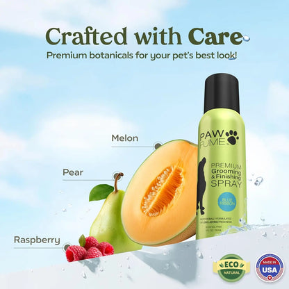 Blue Ribbon Eco Friendly Dog Perfume: Alcohol-Free, Probiotic Deodorizer & Detangler