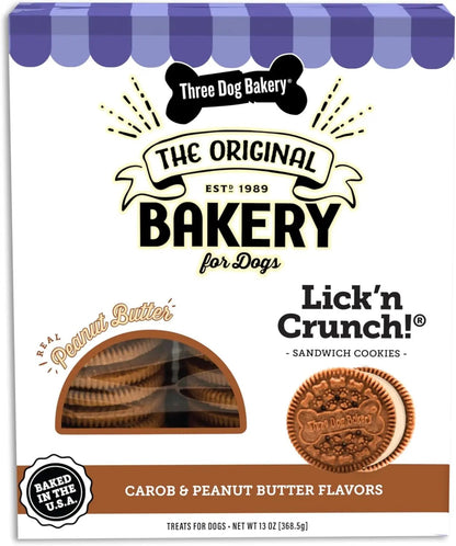 Blueberry Pie Lick’N Crunch Dog Cookies – Real Blueberries, Puppy Treat & Snack