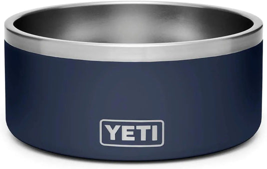 YETI 8, Stainless Steel, Non-Slip Dog Bowl, Holds 64 Ounces Navy