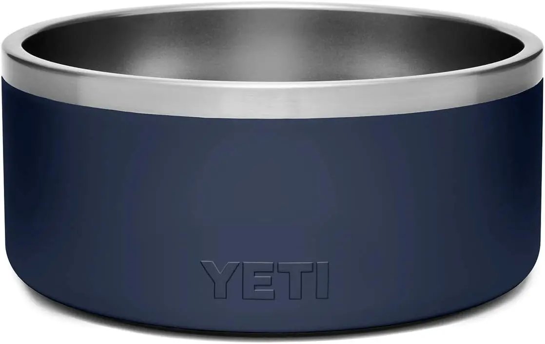 YETI 8, Stainless Steel, Non-Slip Dog Bowl, Holds 64 Ounces