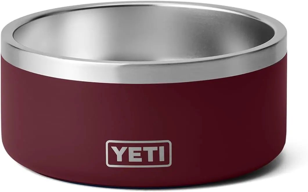 YETI 8, Stainless Steel, Non-Slip Dog Bowl, Holds 64 Ounces
