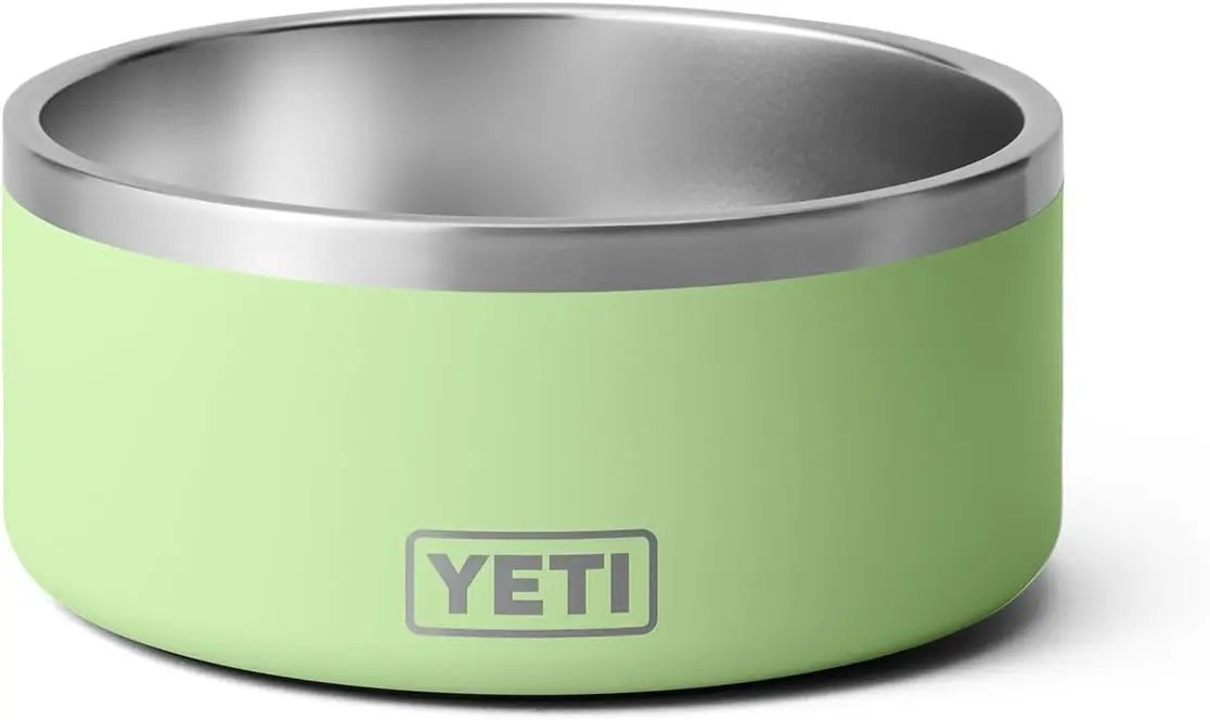 YETI 8, Stainless Steel, Non-Slip Dog Bowl, Holds 64 Ounces Key Lime