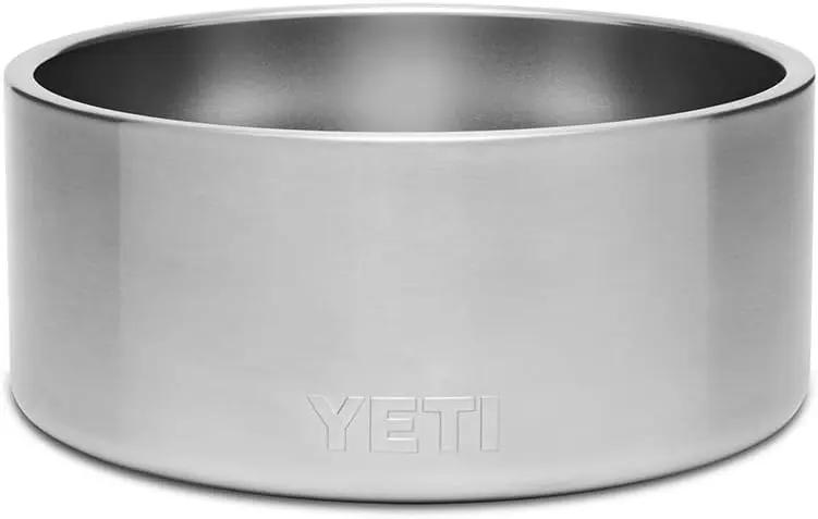 YETI 8, Stainless Steel, Non-Slip Dog Bowl, Holds 64 Ounces Stainless