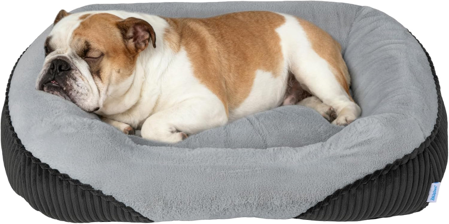 Cat Couch Bed Faux Fur Pet Sofa Washable Non Slip Small Pets Dark
