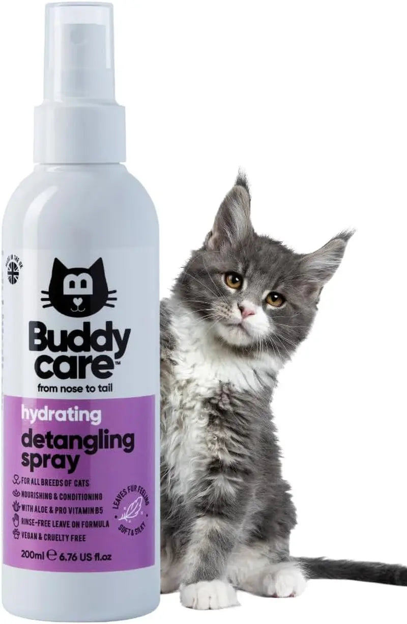 Cat Detangling Spray Matted Fur Remover Leave In Aloe B5 Smooth Coat Care Default Title