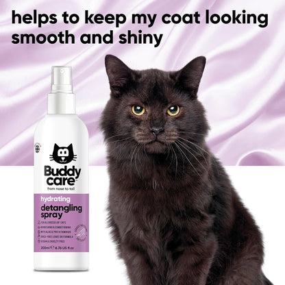Cat Detangling Spray Matted Fur Remover Leave In Aloe B5 Smooth Coat Care