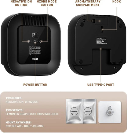 Cat Litter Deodorizer & Aromatherapy Ozone Air Purifier 5 Mode USB Plug In
