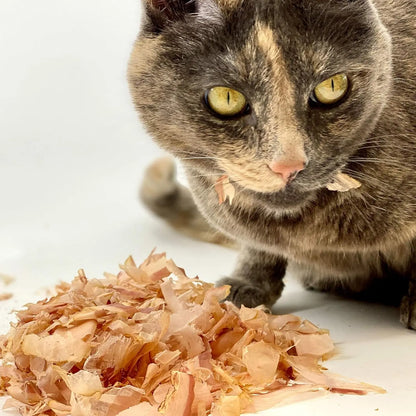Cat Sushi Bonito Flakes Treats, 100% Pure Tuna Meal Topper for Cats