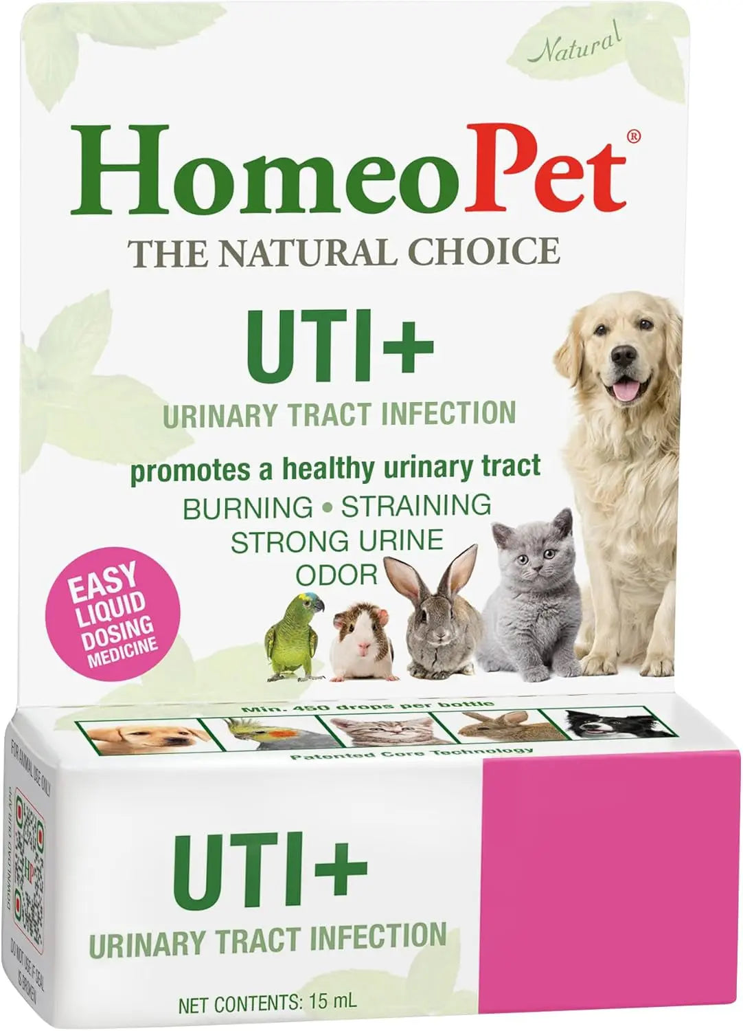 Cat UTI Relief Drops Natural Urinary Tract Support Supplement 15ml