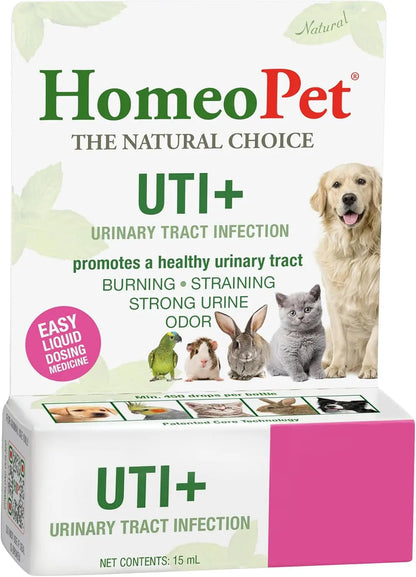 Cat UTI Relief Drops Natural Urinary Tract Support Supplement 15ml
