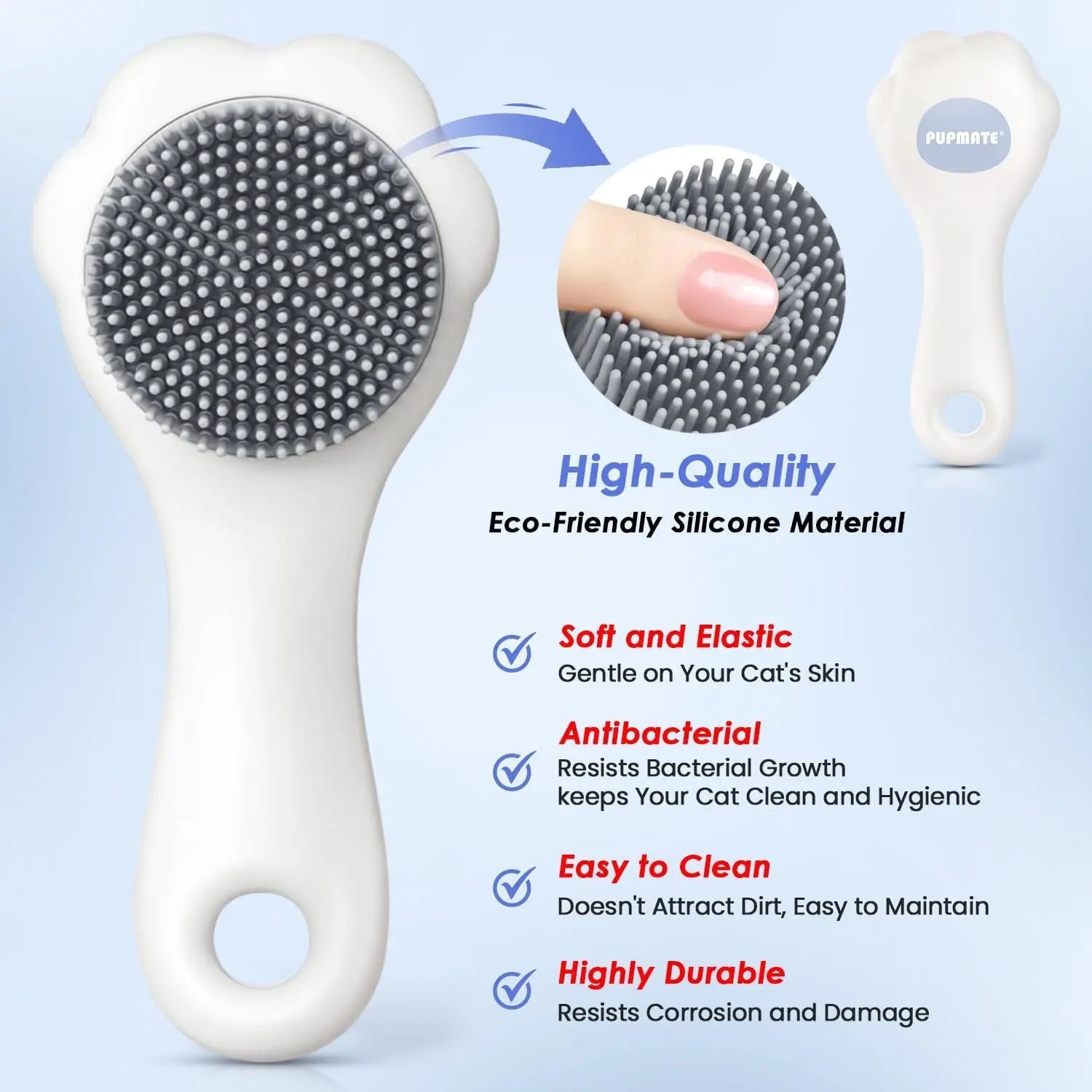 Cat Waterless Shampoo No Rinse Hypoallergenic Detangling Odor Control