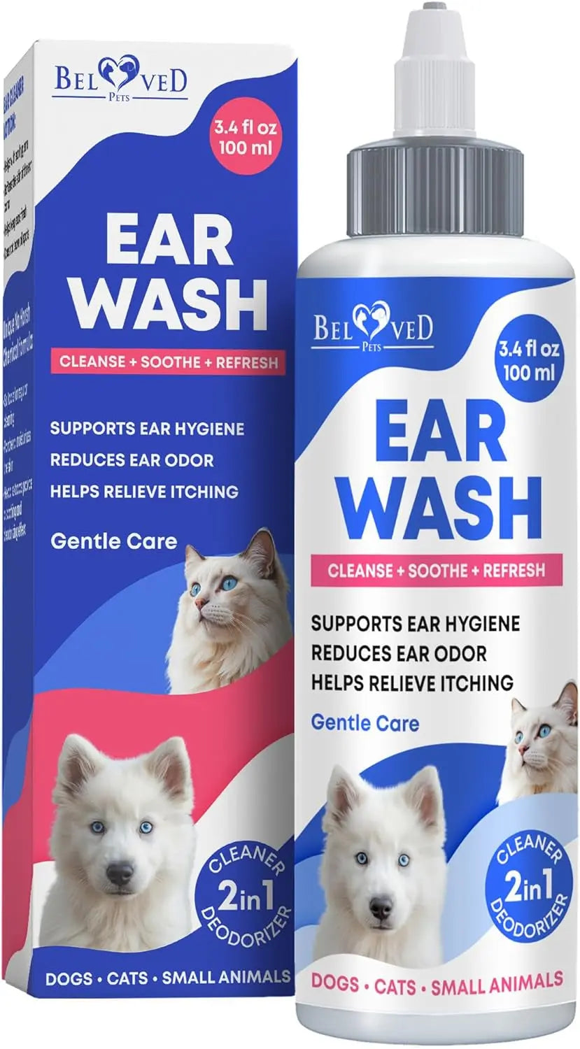 Cat & Dog Ear Cleaner Drops, Yeast & Wax Flush for Itchy Ears, Vet Formula Default Title