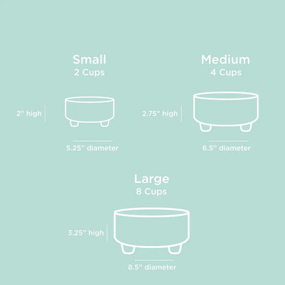 Ceramic Cat & Dog Pet Bowl, Elevated Stoneware Feeder, Dishwasher Safe